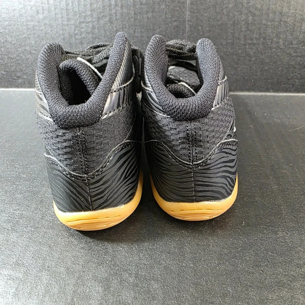Asics Matflex 6 GS Kids Wrestling Shoes 1084A011 Black White Gum Size 3